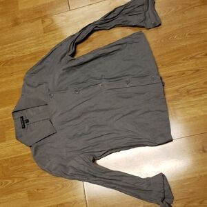 Eileen Fisher asymmetric blazer petite small